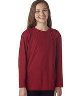 42400B Gildan Performance&trade; Youth Long-Sleeve T-Shirt Cardinal Red