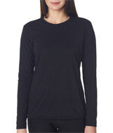 42400L Gildan Performance&trade; Ladies' Long-Sleeve T-Shirt Black