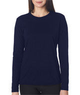 42400L Gildan Performance&trade; Ladies' Long-Sleeve T-Shirt Navy