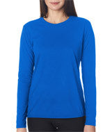 42400L Gildan Performance&trade; Ladies' Long-Sleeve T-Shirt Royal