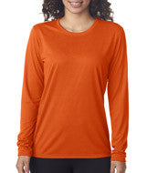 42400L Gildan Performance&trade; Ladies' Long-Sleeve T-Shirt Orange