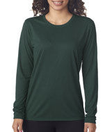 42400L Gildan Performance&trade; Ladies' Long-Sleeve T-Shirt Forest Green