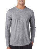 42400 Gildan Performance&trade; Adult Long-Sleeve T-Shirt Sport Grey