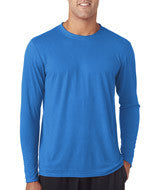 42400 Gildan Performance&trade; Adult Long-Sleeve T-Shirt Sapphire