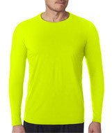 42400 Gildan Performance&trade; Adult Long-Sleeve T-Shirt Safety Green
