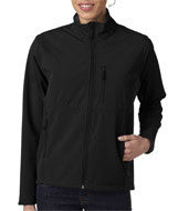 4260 Storm Creek Ladies' Waterproof/Breathable Soft Shell Jacket Black/ Black