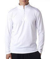 4280 Badger Adult ¼-Zip Lightweight Pullover Jacket White