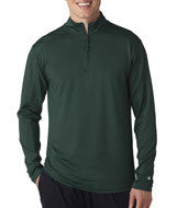 4280 Badger Adult ¼-Zip Lightweight Pullover Jacket Forest