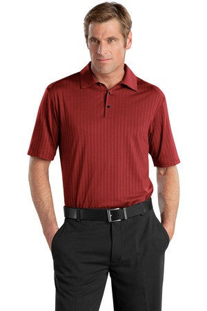 Nike Golf - Elite Series Dri-FIT Vertical Texture Bonded Polo. 429437 Team red