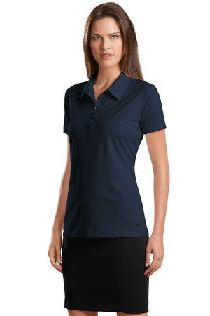 Nike Golf - Elite Series Ladies Dri-FIT Ottoman Bonded Polo. 429461 Midnight navy