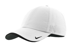 Nike Golf - Dri-FIT Swoosh Perforated Cap. 429467 White