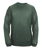 4304 Badger Men's Long-Sleeved Pro Heather Tee Forest