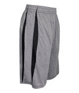4310 Badger Adult Fusion 10" Shorts Steel/ Black