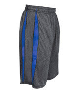 4310 Badger Adult Fusion 10" Shorts Carbon/ Royal