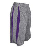 4310 Badger Adult Fusion 10" Shorts Steel/ Purple