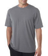 4320 Badger Adult Pro Heather Short-Sleeve Tee Steel