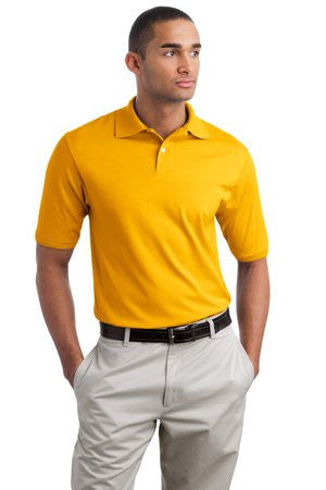 JERZEES - SpotShield 5.6-Ounce Jersey Knit Sport Shirt. 437M Gold