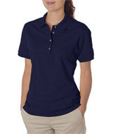 437W Jerzees Ladies' SpotShield&trade; Jersey Polo J Navy