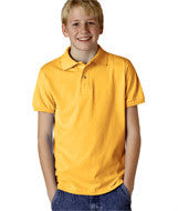 437Y Jerzees Youth SpotShield&trade; Jersey Polo Gold