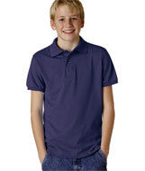437Y Jerzees Youth SpotShield&trade; Jersey Polo Deep Purple