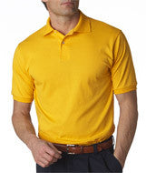 437 Jerzees Adult SpotShield&trade; Jersey Polo Gold