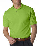 437 Jerzees Adult SpotShield&trade; Jersey Polo Kiwi