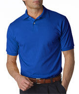437 Jerzees Adult SpotShield&trade; Jersey Polo Royal