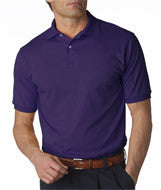 437 Jerzees Adult SpotShield&trade; Jersey Polo Deep Purple