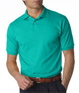 437 Jerzees Adult SpotShield&trade; Jersey Polo Jade