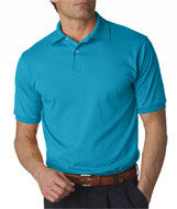 437 Jerzees Adult SpotShield&trade; Jersey Polo California Blue