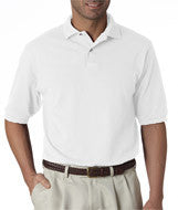438 Jerzees Adult Piqué Polo with SpotShield&trade; White