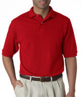 438 Jerzees Adult Piqué Polo with SpotShield&trade; True Red