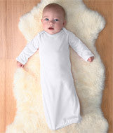 4406 Rabbit Skins Infant Baby Rib Layette White