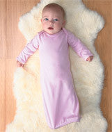 4406 Rabbit Skins Infant Baby Rib Layette Pink