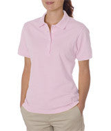 440W Jerzees Ladies' Ring-Spun Cotton Piqué Polo Classic Pink