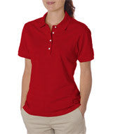 440W Jerzees Ladies' Ring-Spun Cotton Piqué Polo True Red