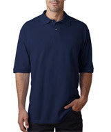 440 Jerzees Men's Ring-Spun Cotton Piqué Polo J Navy