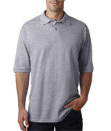 440 Jerzees Men's Ring-Spun Cotton Piqué Polo Athletic Heather (90/10)