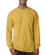 4410 Chouinard Adult Garment-Dyed Heavyweight Long-Sleeve Pocket Tee Mustard PgmDye