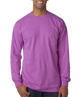 4410 Chouinard Adult Garment-Dyed Heavyweight Long-Sleeve Pocket Tee Orchid DirDye