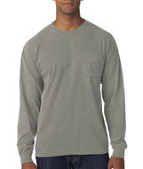 4410 Chouinard Adult Garment-Dyed Heavyweight Long-Sleeve Pocket Tee Sandstone PgmDye