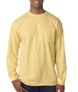 4410 Chouinard Adult Garment-Dyed Heavyweight Long-Sleeve Pocket Tee Butter PgmDye