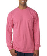4410 Chouinard Adult Garment-Dyed Heavyweight Long-Sleeve Pocket Tee Crunchberry PgmDye
