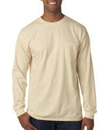 4410 Chouinard Adult Garment-Dyed Heavyweight Long-Sleeve Pocket Tee Ivory DirDye