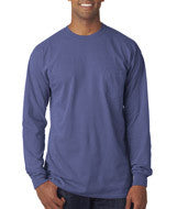 4410 Chouinard Adult Garment-Dyed Heavyweight Long-Sleeve Pocket Tee Mystic DirDye