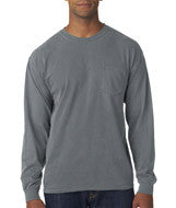 4410 Chouinard Adult Garment-Dyed Heavyweight Long-Sleeve Pocket Tee Granite DirDye