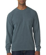 4410 Chouinard Adult Garment-Dyed Heavyweight Long-Sleeve Pocket Tee Sea DirDye