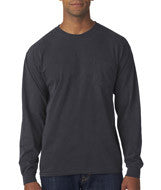 4410 Chouinard Adult Garment-Dyed Heavyweight Long-Sleeve Pocket Tee Graphite DirDye