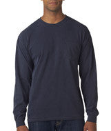 4410 Chouinard Adult Garment-Dyed Heavyweight Long-Sleeve Pocket Tee Midnight DirDye