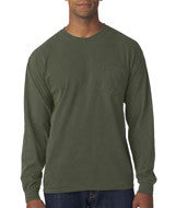 4410 Chouinard Adult Garment-Dyed Heavyweight Long-Sleeve Pocket Tee Sage DirDye